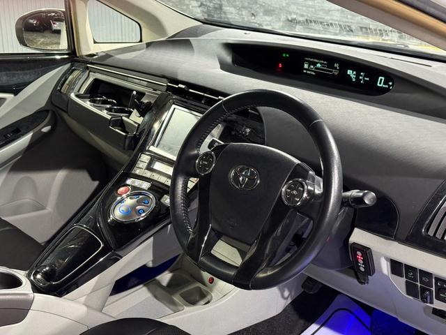 プリウス Gツーリングセレクション 全国1年保証/後期型/モデリスタエアロ/レアマイスター18インチアルミ/LEDヘッドライト/黒革調カバー/パワーシート/8インチHDDナビ/Bluetooth/フルセグ/バックカメラ/クルコン/ETC(28枚目)