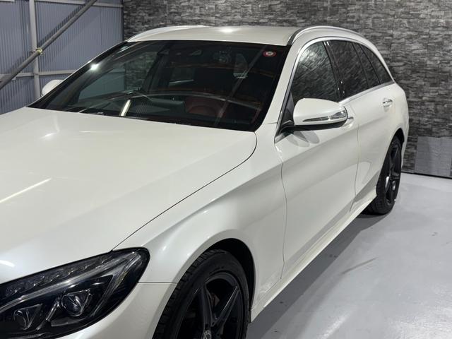 Cクラスステーションワゴン C200 ステーションワゴン スポーツ本革仕様 全国保証/パナメリカーナグリル/ブルメスター/赤革パワーシート/純正ナビ/フルセグ/Bluetooth/バックカメラ/ETC/パワーバックドア/クルコン/レーンキープ/クリアランスソナー/アンビエント(13枚目)
