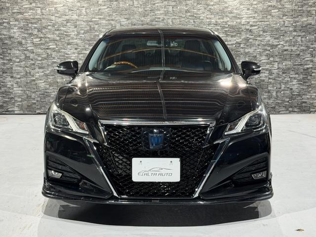 クラウンハイブリッド アスリートS 全国1年保証/後期型/AIMGAINエアロ/AME20インチAW/TEIN車高調/LEDライト/コンビハンドル/黒革調シートカバー/シートヒーター/Bluetooth/バックカメラ/レーダークルーズ(4枚目)