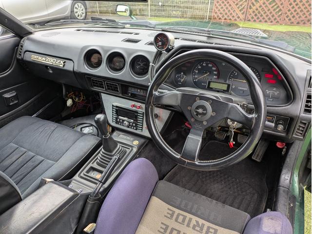 フェアレディZ S130 2by2 ツインターボ L28改 5MT 社外マフラー ブリッツ車高調 前後GTRブレンボ 社外シート 社外ディスクローター ブーストメーター インタークーラー オイルクーラー(30枚目)