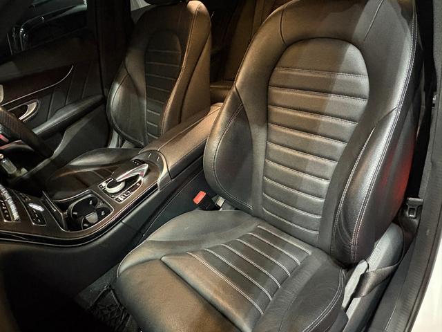 Cクラス C200アバンギャルド AMGライン ディーラー車 右ハンドル ブラックレザー AMGエアロ 純正ナビ フルセグ対応 社外18AW レッドキャリパー LEDライト ローダウン パワーシート シートヒーター アダプティブクルーズ ETC(7枚目)