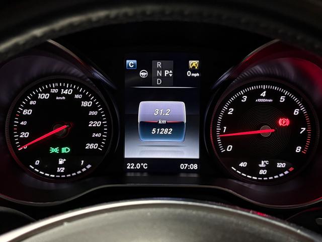 Cクラス C200アバンギャルド AMGライン ディーラー車 右ハンドル ブラックレザー AMGエアロ 純正ナビ フルセグ対応 社外18AW レッドキャリパー LEDライト ローダウン パワーシート シートヒーター アダプティブクルーズ ETC(10枚目)