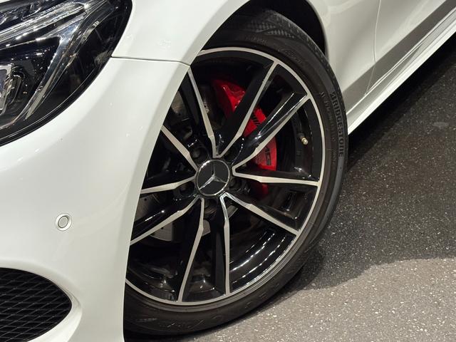 Cクラス C200アバンギャルド AMGライン ディーラー車 右ハンドル ブラックレザー AMGエアロ 純正ナビ フルセグ対応 社外18AW レッドキャリパー LEDライト ローダウン パワーシート シートヒーター アダプティブクルーズ ETC(18枚目)