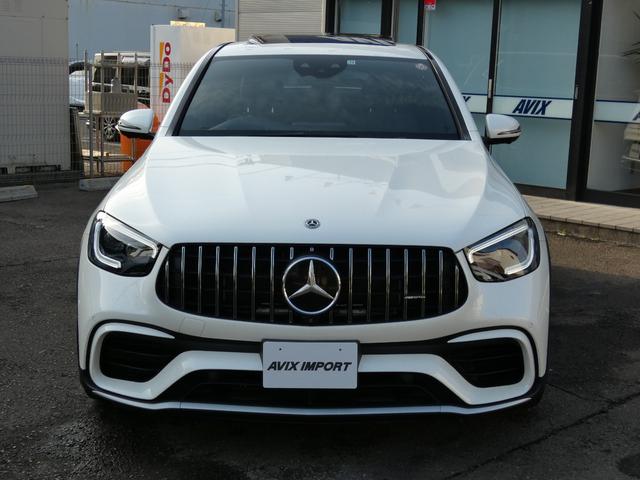 ＧＬＣ６３　Ｓ　４マチック＋クーペ　レザーＥＸＣ－ＰＫＧ　Ｖ８ツインターボ　後期型　パノラミックＳＲ　黒革　シートヒーター＆ベンチレーション　ＭＢＵＸナビ　カープレイ対応　Ｂｕｒｍｅｓｔｅｒ　全周カメラ＆ＰＴＳ　ＨＵＤ　ＲＳＰ　赤キャリパー　ＡＭＧ２１ＡＷ(2枚目)