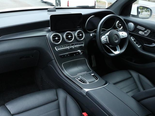 GLC GLC220d 4マチック AMGライン 後期型 パノラマR レザーEXC-PKG 黒革 シートヒーター&ベンチレーター MBUXナビ Burmester 全周カメラ&PTS HUD&RSP マルチビームLED コックピットD エアサス 純正19AW 禁煙(3枚目)