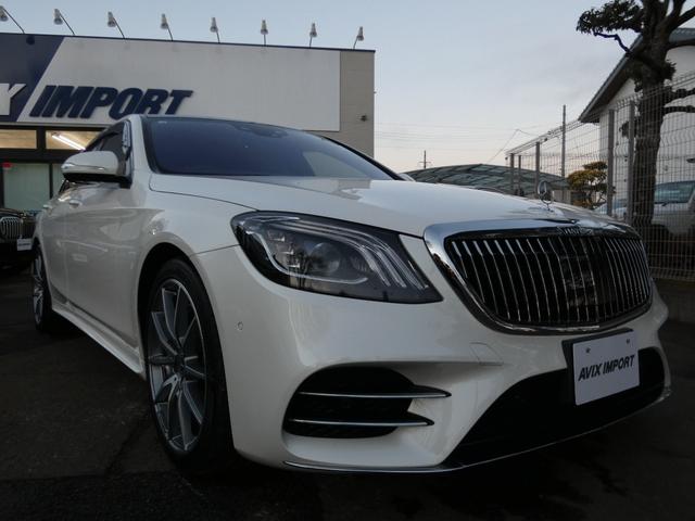 Ｓクラス Ｓ４５０エクスクルーシブ　ＡＭＧラインプラス　（ＩＳＧ搭載モデル）後期型　右Ｈ正規Ｄ車　パノラミックＳＲ　黒革　シートヒーター＆ベンチレーター　純正ナビ地デジ　Ｂｕｒｍｅｓｔｅｒ　全周カメラ＆ＰＴＳ　ＨＵＤ＆レーダーＳＰ　社外グリル　純正２０ＡＷ（31枚目）