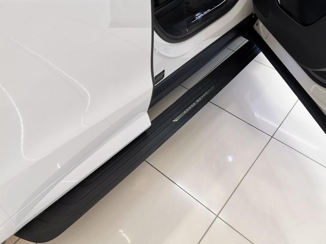 【電動格納式サイドステップ】ドアを広く開けられない、そんなところでこのサイドステップが輝きます。少しドアを開けてそっと降りる、そんな時にやさしくサポートしてくれます。