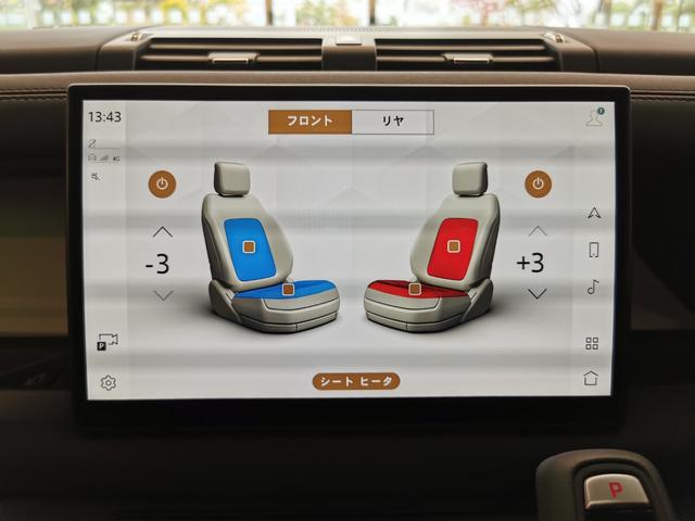 ディフェンダー 130X-ダイナミックSE D350 禁煙車 1オナ SR Aサス シートHC MERIDIAN リアシートH 20インチAW インタラクティブドライバーディスプレイ ワイヤレスデバイスチャージング クリアサイトインテリアリアビューミラー(10枚目)