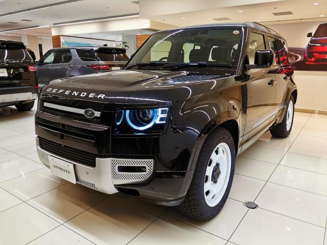 ディフェンダー カウンティエクステリアパックキュレテッドフォジャパン 禁煙車 1オナ 黒革 シートH エアサス 20インチ”スタイル9013” コールドクライメートパック タスマンブルーコントラストルーフ オールテレインタイヤ エアサスペンションパック(13枚目)