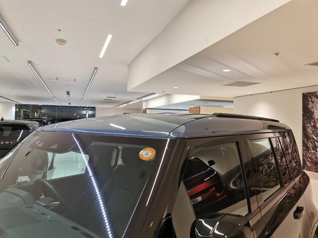 ディフェンダー カウンティエクステリアパックキュレテッドフォジャパン 禁煙車 1オナ 黒革 シートH エアサス 20インチ”スタイル9013” コールドクライメートパック タスマンブルーコントラストルーフ オールテレインタイヤ エアサスペンションパック(38枚目)