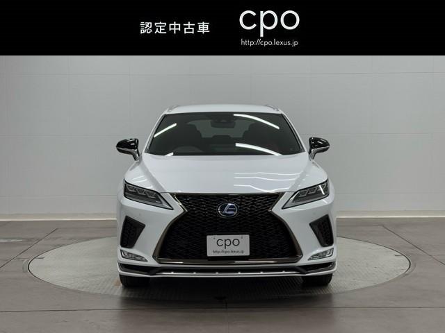 ＲＸ ＲＸ４５０ｈ　Ｆスポーツ　メモリ－ナビ　追従式クルコン　エアロ付き　オートエアコン　ＴＶナビ　バックモニター　ＡＢＳ　盗難防止装置　パワステ　ＥＴＣ車載器　エアバッグ　ＤＶＤ再生　革　地デジ　横滑り防止　アルミホイール（2枚目）