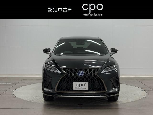 ＲＸ ＲＸ４５０ｈ　Ｆスポーツ　メモリ－ナビ　追従式クルコン　オートエアコン　ＴＶナビ　バックモニター　ＡＢＳ　盗難防止装置　パワステ　ＥＴＣ車載器　エアバッグ　ＤＶＤ再生　革　地デジ　横滑り防止　アルミホイール　キーレスゴー（2枚目）