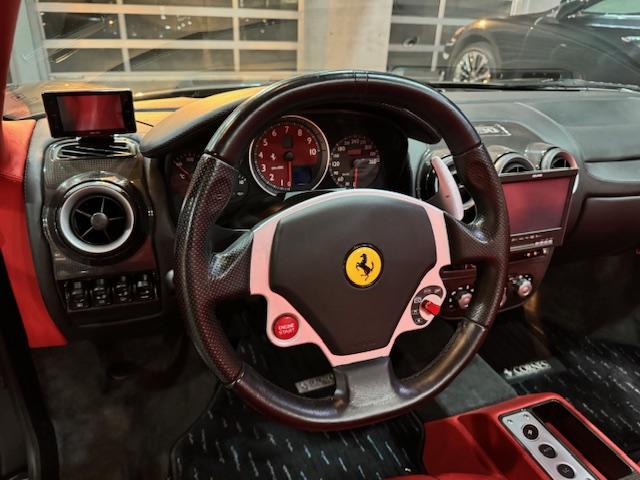 Ｆ４３０スパイダー Ｆ１　ＢＢＳチャレンジホイル　可変バルブ付き社外マフラー　幌新品張替え済み　トリム周りベタツキ無しグリジオのボディにボルドーのデイトナシート　事故歴無し（6枚目）