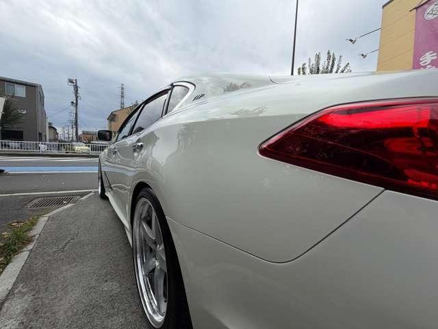 フーガ 370VIP IMPULエアロ/WorkグノーシスGR3-SR21inch/Blitz車高調/革/Bluetooth/デジタルインナーミラー/エアシート/マフラー(21枚目)