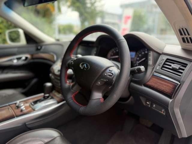 フーガ 370VIP IMPULエアロ/WorkグノーシスGR3-SR21inch/Blitz車高調/革/Bluetooth/デジタルインナーミラー/エアシート/マフラー(37枚目)