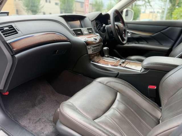 フーガ 370VIP IMPULエアロ/WorkグノーシスGR3-SR21inch/Blitz車高調/革/Bluetooth/デジタルインナーミラー/エアシート/マフラー(45枚目)