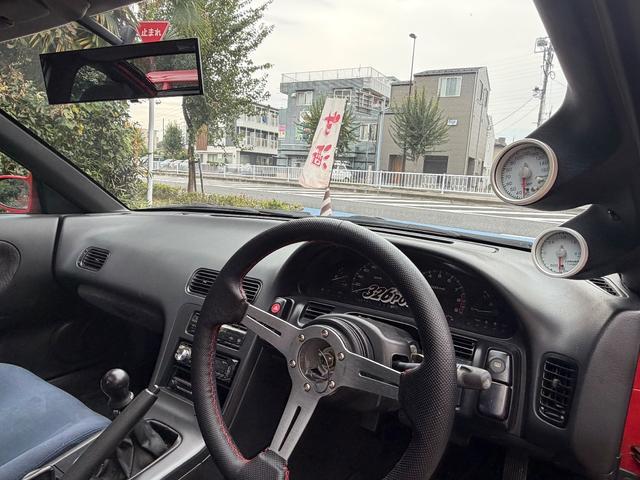 180SX タイプII スーパーハイキャスパッケージ 5MT公認/HICASキャンセル公認/車高調/SR20DET 赤ヘッド/東名ポンカム/S15タービン/ブーストアップ/ワンオフマフラー/銅二層ラジエーター/SR/強化タイロッドetc(17枚目)