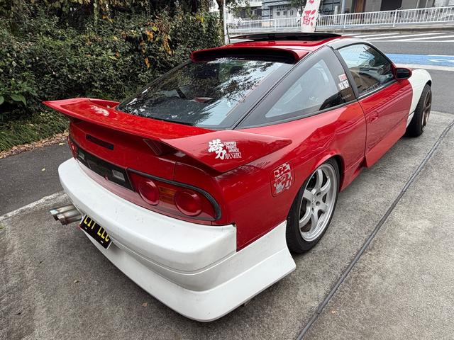 180SX タイプII スーパーハイキャスパッケージ 5MT公認/HICASキャンセル公認/車高調/SR20DET 赤ヘッド/東名ポンカム/S15タービン/ブーストアップ/ワンオフマフラー/銅二層ラジエーター/SR/強化タイロッドetc(35枚目)