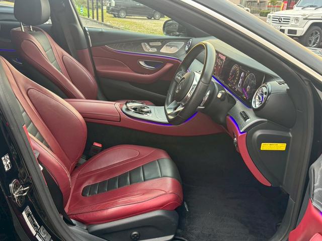 ＣＬＳクラス ＣＬＳ２２０ｄ　スポーツ　エクスクルーシブパッケージ　ＳＲ　赤×黒革　シートヒーター＆ベンチレーター　レーダーセーフＰ　ＡＣＣ　ブルメスター　純正ナビ　ＴＶ　全周カメラ　ＰＴＳ　ＨＵＤ　パワートランク　ＬＥＤライト　エアサス　１９ＡＷ（7枚目）