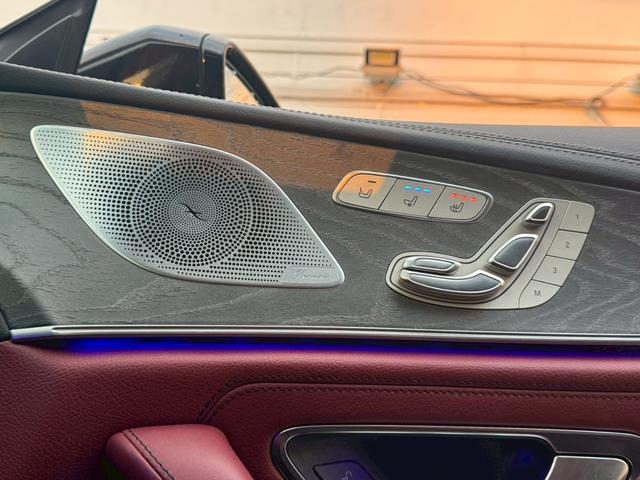 ＣＬＳクラス ＣＬＳ２２０ｄ　スポーツ　エクスクルーシブパッケージ　ＳＲ　赤×黒革　シートヒーター＆ベンチレーター　レーダーセーフＰ　ＡＣＣ　ブルメスター　純正ナビ　ＴＶ　全周カメラ　ＰＴＳ　ＨＵＤ　パワートランク　ＬＥＤライト　エアサス　１９ＡＷ（16枚目）