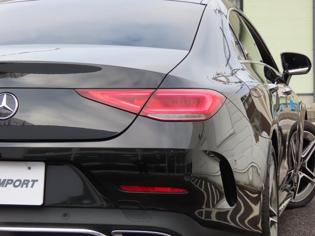 ＣＬＳクラス ＣＬＳ２２０ｄ　スポーツ　エクスクルーシブパッケージ　ＳＲ　赤×黒革　シートヒーター＆ベンチレーター　レーダーセーフＰ　ＡＣＣ　ブルメスター　純正ナビ　ＴＶ　全周カメラ　ＰＴＳ　ＨＵＤ　パワートランク　ＬＥＤライト　エアサス　１９ＡＷ（18枚目）