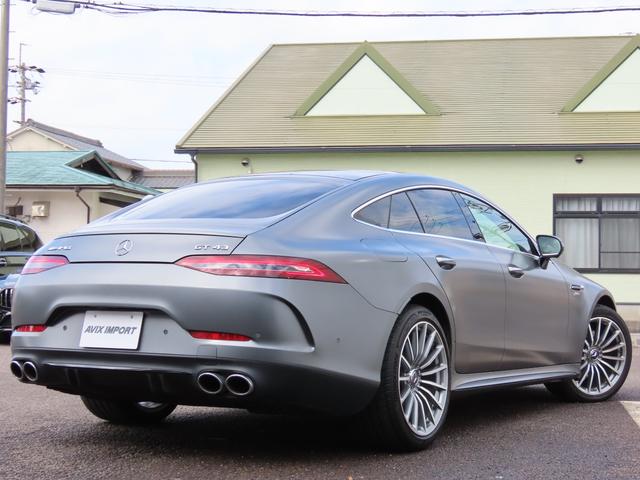 GT 4ドアクーペ 43 4マチック+ ライドコントロール+パッケージ AMGライドコントロール+PKG NEWステアリング SR 黒革 パワーシート&シートヒーター&ベンチレーター レーダーセーフP ACC HUD ナビ/TV/全周カメラ AMG20AW 禁煙 1オナ(2枚目)