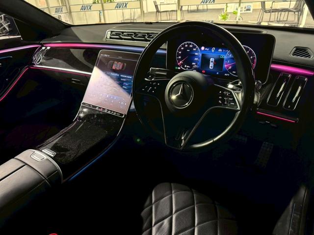 Sクラス S500 4マチックロングファーストEDAMGライン 特別限定車 Rコンフォート&Rエンタ- ショーファー パノラマSR 3Dコックピット HUD 黒革 ヒーター&ベンチレーター&リラクゼーション ブルメスター ACC LKA LCA 21AW(5枚目)