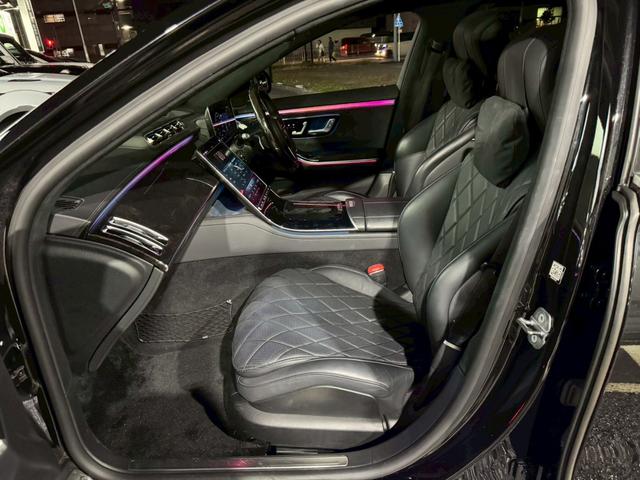 Sクラス S500 4マチックロングファーストEDAMGライン 特別限定車 Rコンフォート&Rエンタ- ショーファー パノラマSR 3Dコックピット HUD 黒革 ヒーター&ベンチレーター&リラクゼーション ブルメスター ACC LKA LCA 21AW(7枚目)