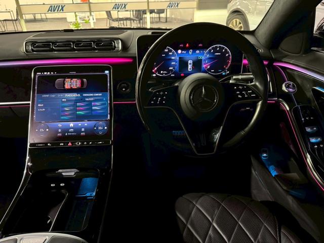 Sクラス S500 4マチックロングファーストEDAMGライン 特別限定車 Rコンフォート&Rエンタ- ショーファー パノラマSR 3Dコックピット HUD 黒革 ヒーター&ベンチレーター&リラクゼーション ブルメスター ACC LKA LCA 21AW(10枚目)