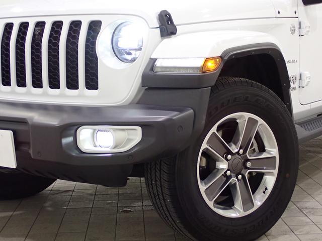 ジープ・ラングラーアンリミテッド サハラ　認定中古車保証１年付帯　レザーシート　シートヒーター　ハンドルヒーター　ＡｎｄｏｒｉｄＡｕｔｏ　Ａｐｐｌｅ　ｃａｒ　ｐｌａｙ　Ｂｌｕｅｔｏｏｔｈ　ＬＥＤヘッドライト　ＥＴＣ２．０（2枚目）