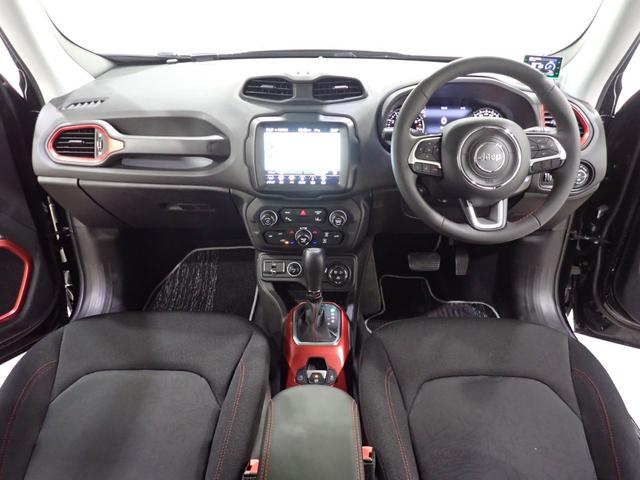 ジープ・レネゲード トレイルホーク 認定中古車保証1年 4WD AndoridAuto Apple car play Bluetooth ファブリックシート クルーズコントロール アイドリングストップ ドラレコ前後(38枚目)
