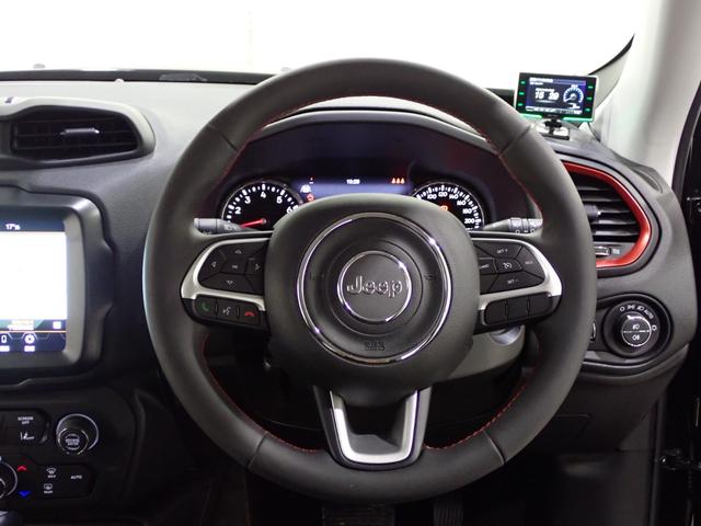 ジープ・レネゲード トレイルホーク 認定中古車保証1年 4WD AndoridAuto Apple car play Bluetooth ファブリックシート クルーズコントロール アイドリングストップ ドラレコ前後(39枚目)