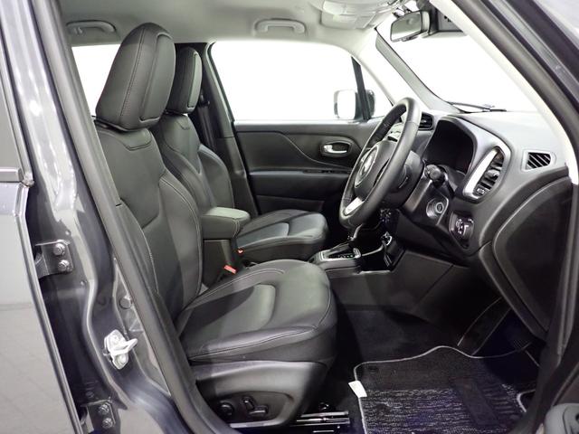 ジープ・レネゲード リミテッド 認定中古車保証1年付帯 ドラレコ付き レザーシート シートヒーター ハンドルヒーター LEDヘッドライト アダプティブクルーズコントロール 衝突軽減ブレーキシステム ETC2.0(12枚目)