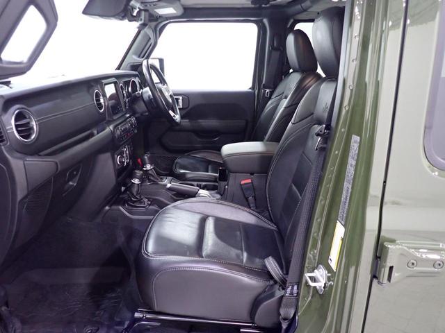 ジープ・ラングラーアンリミテッド サハラ・サージグリーン 認定中古車保証1年付帯 レザーシート AndoridAuto Apple car play Bluetooth LEDヘッドライト シートヒーター ハンドルヒーター ETC2.0(10枚目)