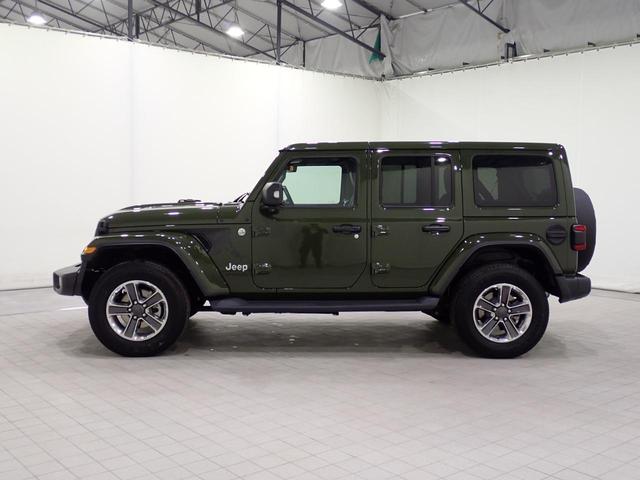 ジープ・ラングラーアンリミテッド サハラ・サージグリーン 認定中古車保証1年付帯 レザーシート AndoridAuto Apple car play Bluetooth LEDヘッドライト シートヒーター ハンドルヒーター ETC2.0(30枚目)