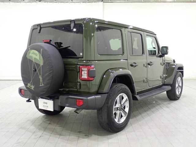 ジープ・ラングラーアンリミテッド サハラ・サージグリーン 認定中古車保証1年付帯 レザーシート AndoridAuto Apple car play Bluetooth LEDヘッドライト シートヒーター ハンドルヒーター ETC2.0(33枚目)