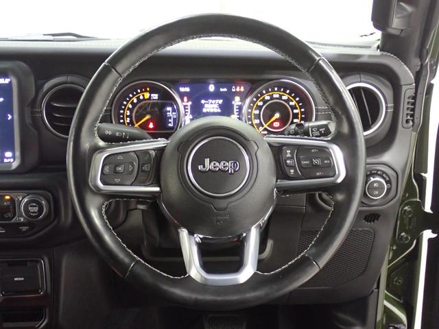 ジープ・ラングラーアンリミテッド サハラ・サージグリーン 認定中古車保証1年付帯 レザーシート AndoridAuto Apple car play Bluetooth LEDヘッドライト シートヒーター ハンドルヒーター ETC2.0(43枚目)