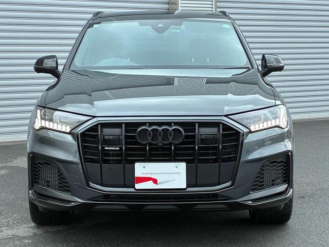 Q7 55TFSIクワトロ Sライン 4WD バング&オルフセン ブラックスタイリング LED フロントフォグランプ ルーフレール アルミホイール スマートキー 電動シート シートヒーター 本革シート フルセグ ETC エアサスペンション(2枚目)