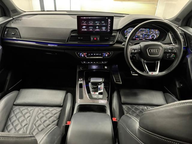 ＳＱ５ 　４ＷＤ　認定中古車　特注色　ブラックスタイリングＰ　ＴＶチューナー　ブラックファインナッパレザー　レッドキャリパー　ドライブレコーダー　全周囲カメラ　フロント／サイド／バックカメラ　シートヒーター（12枚目）