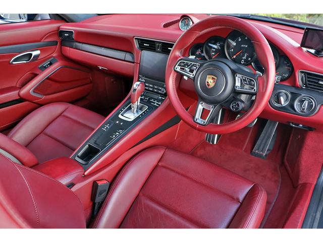 ９１１ ９１１カレラＧＴＳ　ナイトブルーメタリック　レザーインテリア　レッド革　ポルシェエントリー＆ドライブ　シート＆ステアリングヒーター　電動ミラー　パークアシスト　純正２０インチＡＷ　　可変バルブ　２０１９年モデル（8枚目）