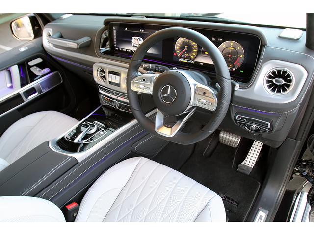 Ｇクラス Ｇ４００ｄ　ＡＭＧライン　Ｍａｎｕｆａｋｔｕｒプログラムプラス　ラグジュアリーＰＫＧ　白革　ダイヤモンドステッチ　アダプティブダンピング　同色タイヤスペアリング　プレミアムラゲッジ　Ｂｕｒｍｅｓｔｅｒ　新車保証　ワンオーナー（8枚目）