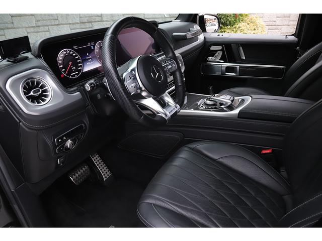 Ｇクラス Ｇ６３　エディションマットブラック　特別仕様車　マグノナイトブラック　ＡＭＧナイト／ＡＭＧレザーエクスクルーシブＰＫＧ　ＡＭＧ２２ＡＷ　ナッパ革　ダイヤモンドステッチ　シートヒーター／ベンチレーター　カーボントリム　Ｂｕｒｍｅｓｔｅｒ（9枚目）