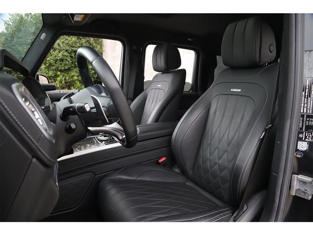 Ｇクラス Ｇ６３　エディションマットブラック　特別仕様車　マグノナイトブラック　ＡＭＧナイト／ＡＭＧレザーエクスクルーシブＰＫＧ　ＡＭＧ２２ＡＷ　ナッパ革　ダイヤモンドステッチ　シートヒーター／ベンチレーター　カーボントリム　Ｂｕｒｍｅｓｔｅｒ（10枚目）