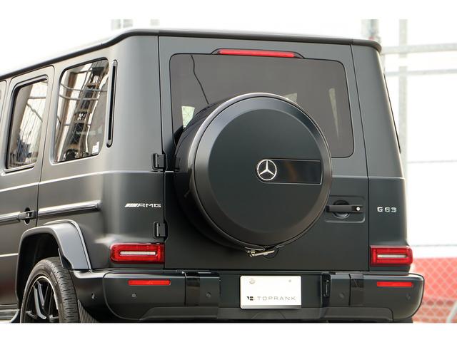 Ｇクラス Ｇ６３　エディションマットブラック　特別仕様車　マグノナイトブラック　ＡＭＧナイト／ＡＭＧレザーエクスクルーシブＰＫＧ　ＡＭＧ２２ＡＷ　ナッパ革　ダイヤモンドステッチ　シートヒーター／ベンチレーター　カーボントリム　Ｂｕｒｍｅｓｔｅｒ（28枚目）