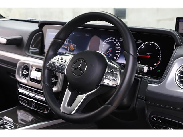 Gクラス G400d AMGライン エディションマグノブラック 300台限定車 ワンオーナー カーボンインテリアトリム チェリーウッドラゲッジ ナイトPKG AMG20インチAW Burmester エクスクルーシブナッパレザー(35枚目)