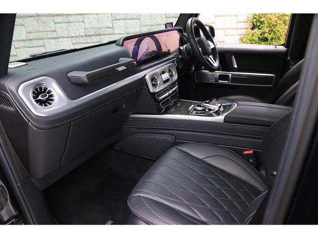 Gクラス G400d AMGライン エディションマグノブラック 300台限定車 ワンオーナー カーボンインテリアトリム チェリーウッドラゲッジ ナイトPKG AMG20インチAW Burmester エクスクルーシブナッパレザー(37枚目)