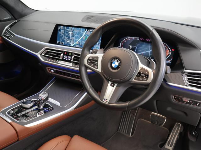 Ｘ７ ｘＤｒｉｖｅ　４０ｄ　Ｍスポーツ　認定中古車　２年保証　２２インチＡＷ　ブラウンレザー　パノラマサンルーフ　リヤモニター　アクティブクルーズコントロール　Ｈａｒｍａｎ／Ｋａｒｄｏｎ　全周囲カメラ　レーザーライト　衝突軽減　車線逸脱（48枚目）