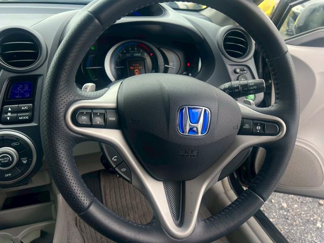 インサイト LS 無限リアスポイラーマフラーフルエアロSSR16AW赤キャリパー前後ドラレコ黒革シートカバー(20枚目)