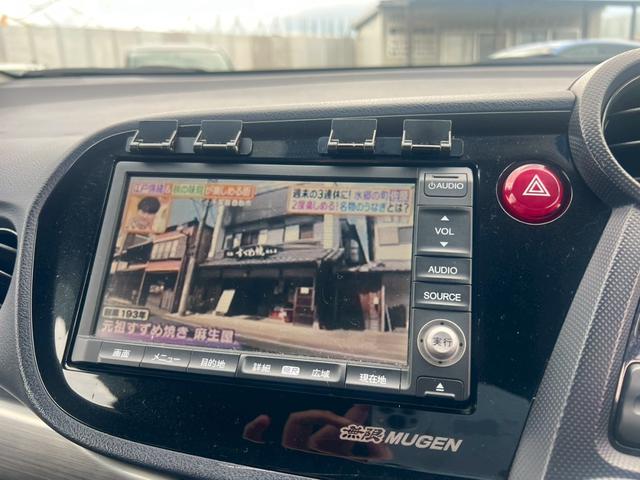 インサイト LS 無限リアスポイラーマフラーフルエアロSSR16AW赤キャリパー前後ドラレコ黒革シートカバー(22枚目)