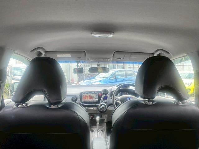 インサイト LS 無限リアスポイラーマフラーフルエアロSSR16AW赤キャリパー前後ドラレコ黒革シートカバー(39枚目)